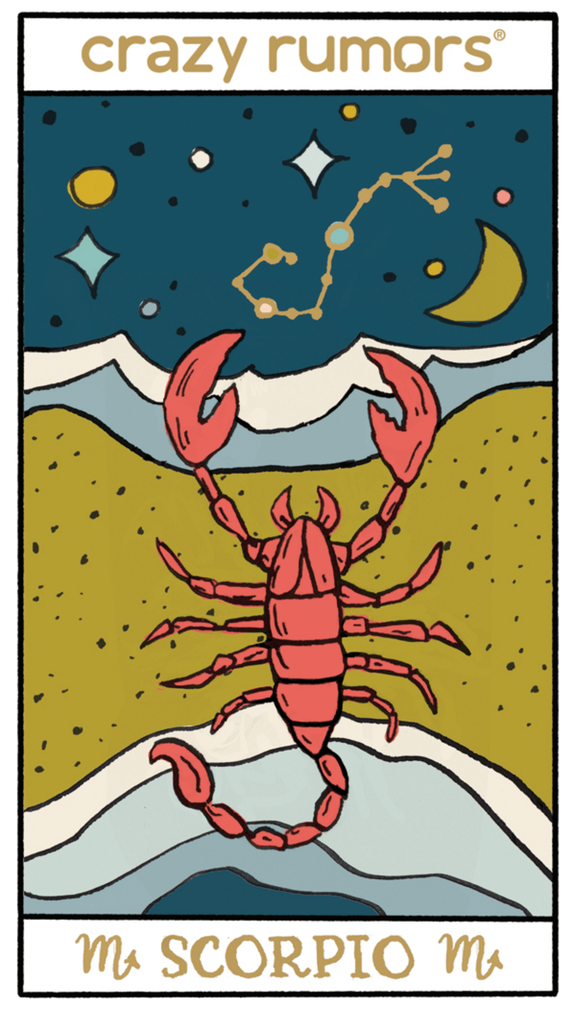 Crazy Rumors - Scorpio, Zodiac Lip Balm