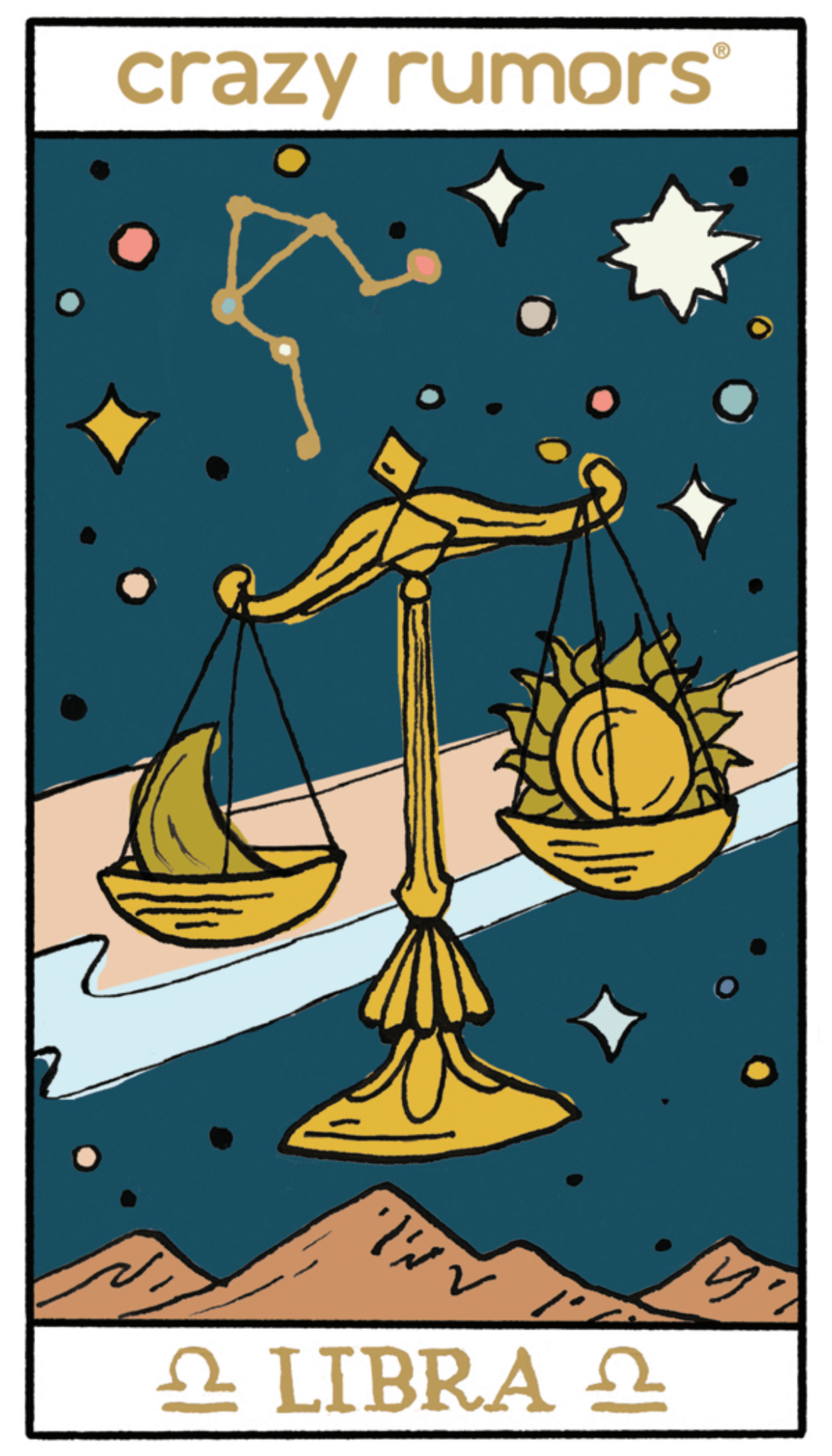 Crazy Rumors - Libra Zodiac Lip Balm