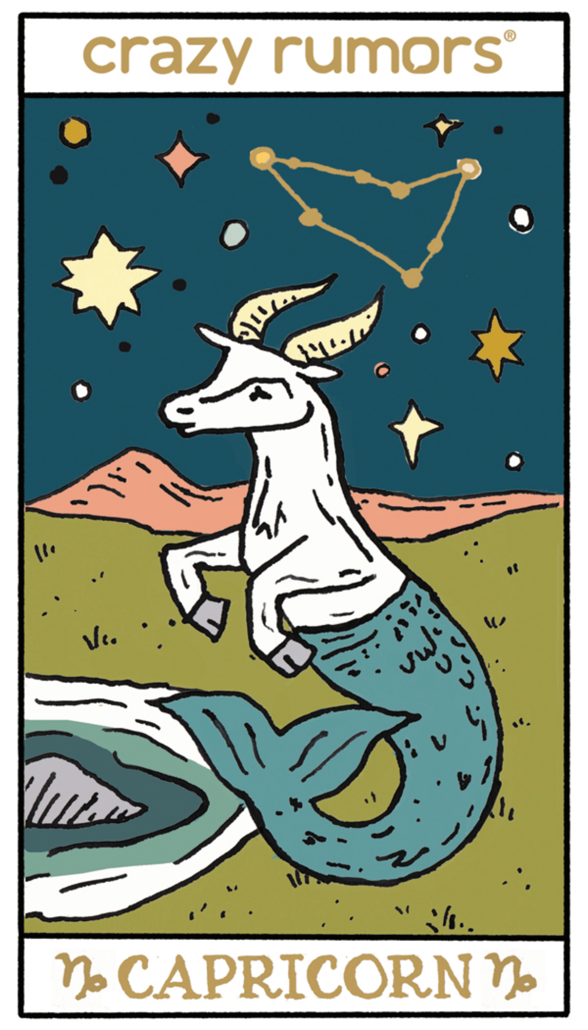 Crazy Rumors - Capricorn, Zodiac Lip Balm