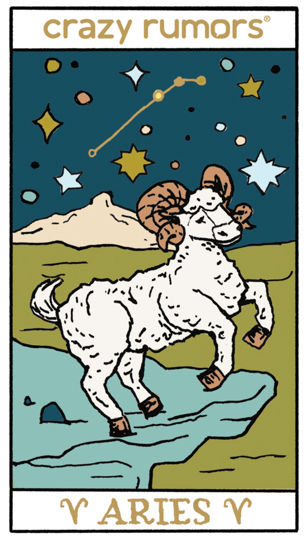 Crazy Rumors - Aries, Zodiac Lip Balm