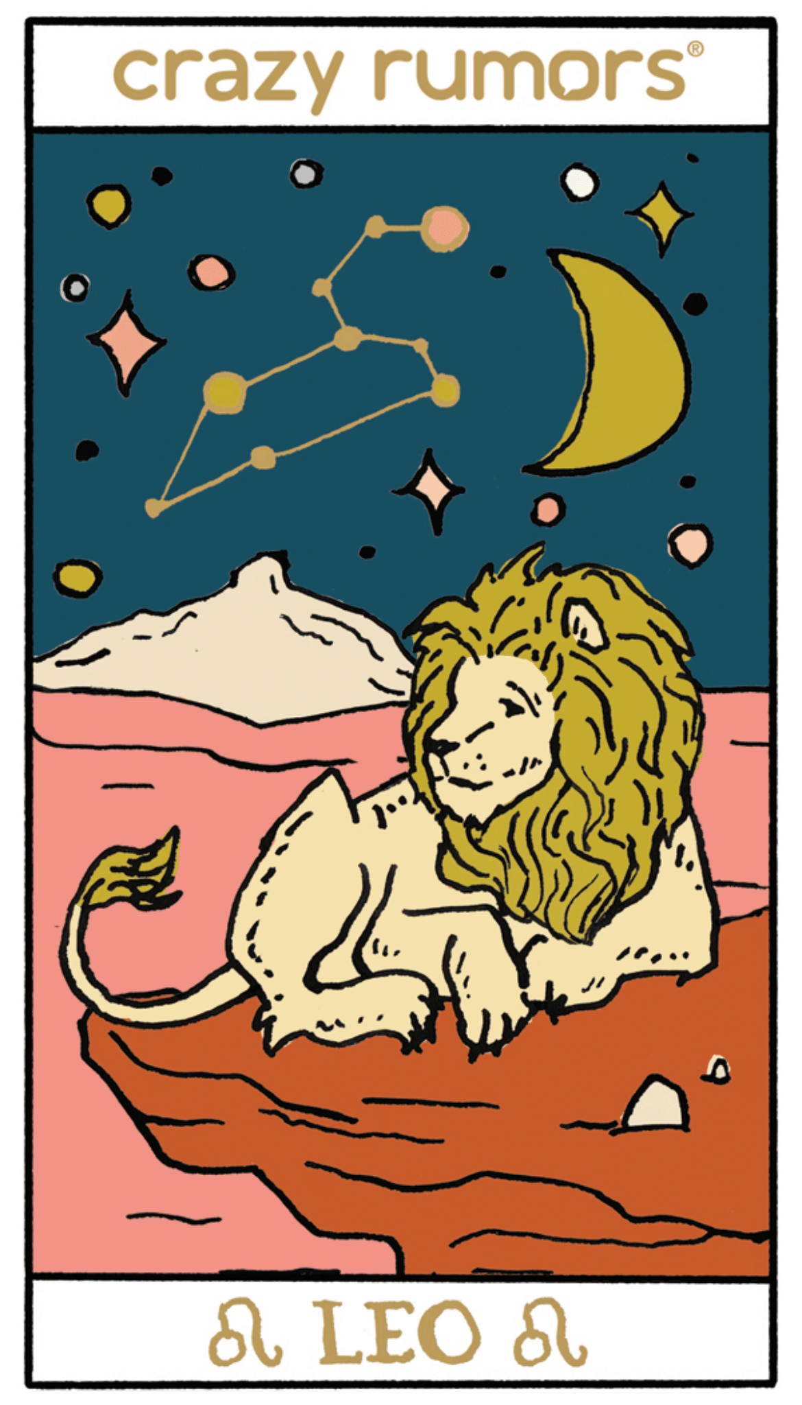 Crazy Rumors - Leo, Zodiac Lip Balm