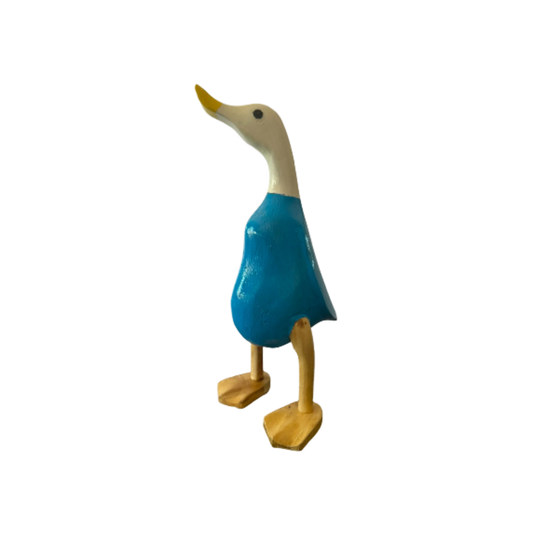 A Doris  Wooden Duck Yellow Beak With Web Feet