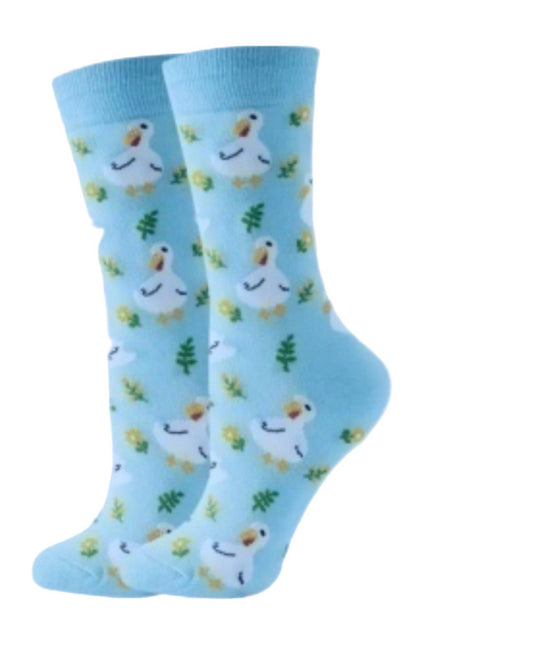 Rubber Duckie Socks Blue