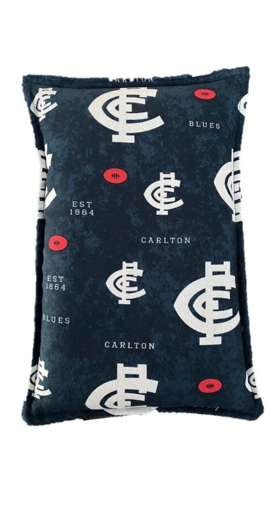 Footy Wheat Bag Heat Packs Carlton