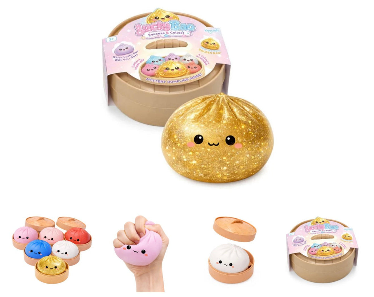 Squishy Glitter Bun Large