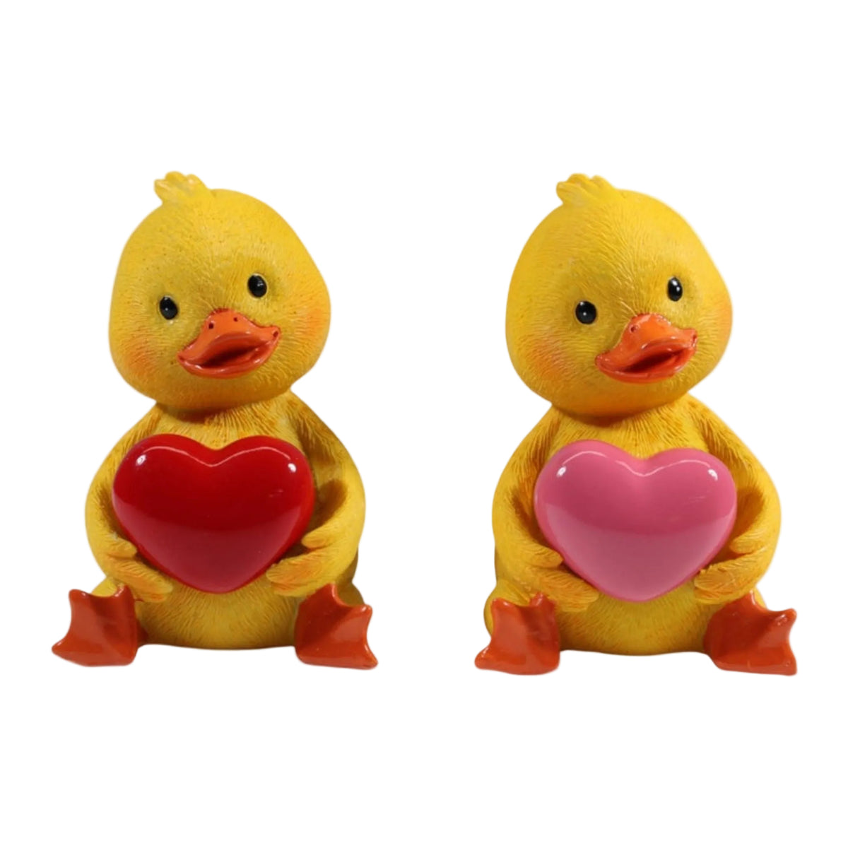 Duck Holding Heart 9cm