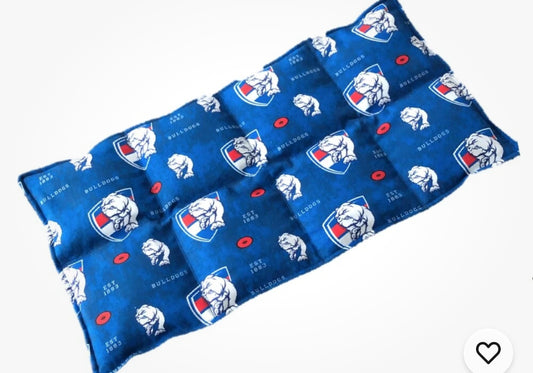 Footy Wheat Bag Heat Packs  Western Bulldogs