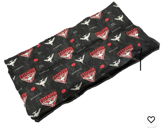 Footy Wheat Bag Heat Packs Essendon