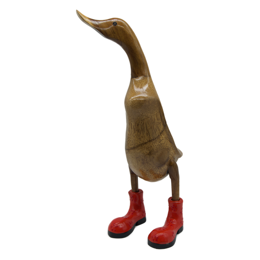 Duck Wooden Orange Flower Boots Christina