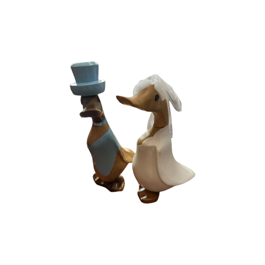 A Bride Or Groom Wooden Duck