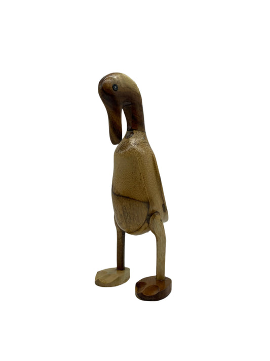 A Duck Wooden Natural 25cm