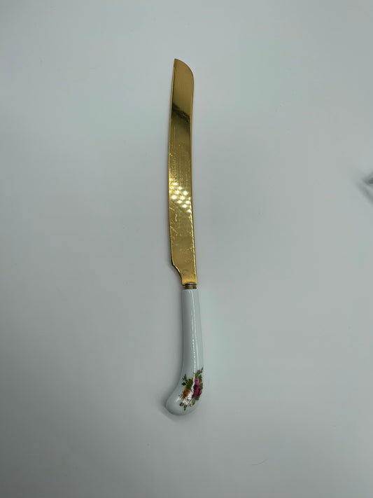 Old Country Roses Cake Knife  Royal Albert Made In England (New)