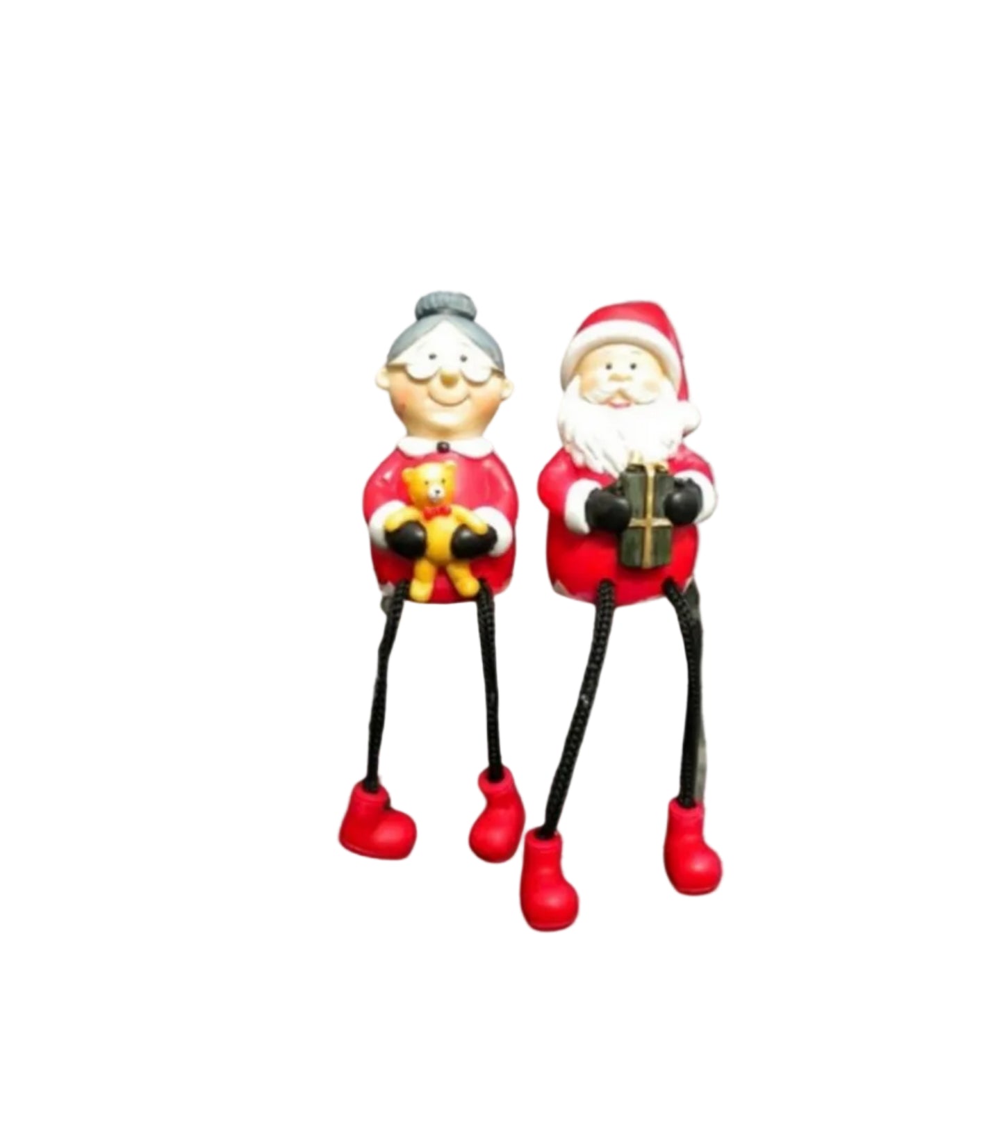 Mr And Mrs Claus Christmas Shelf Sitters $10.00 Each
