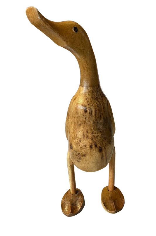 Wooden Duck Natural Stain Web Feet 35cm
