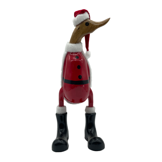 A Duck Wooden Christmas Batman Spiderman Santa Claus And Elf