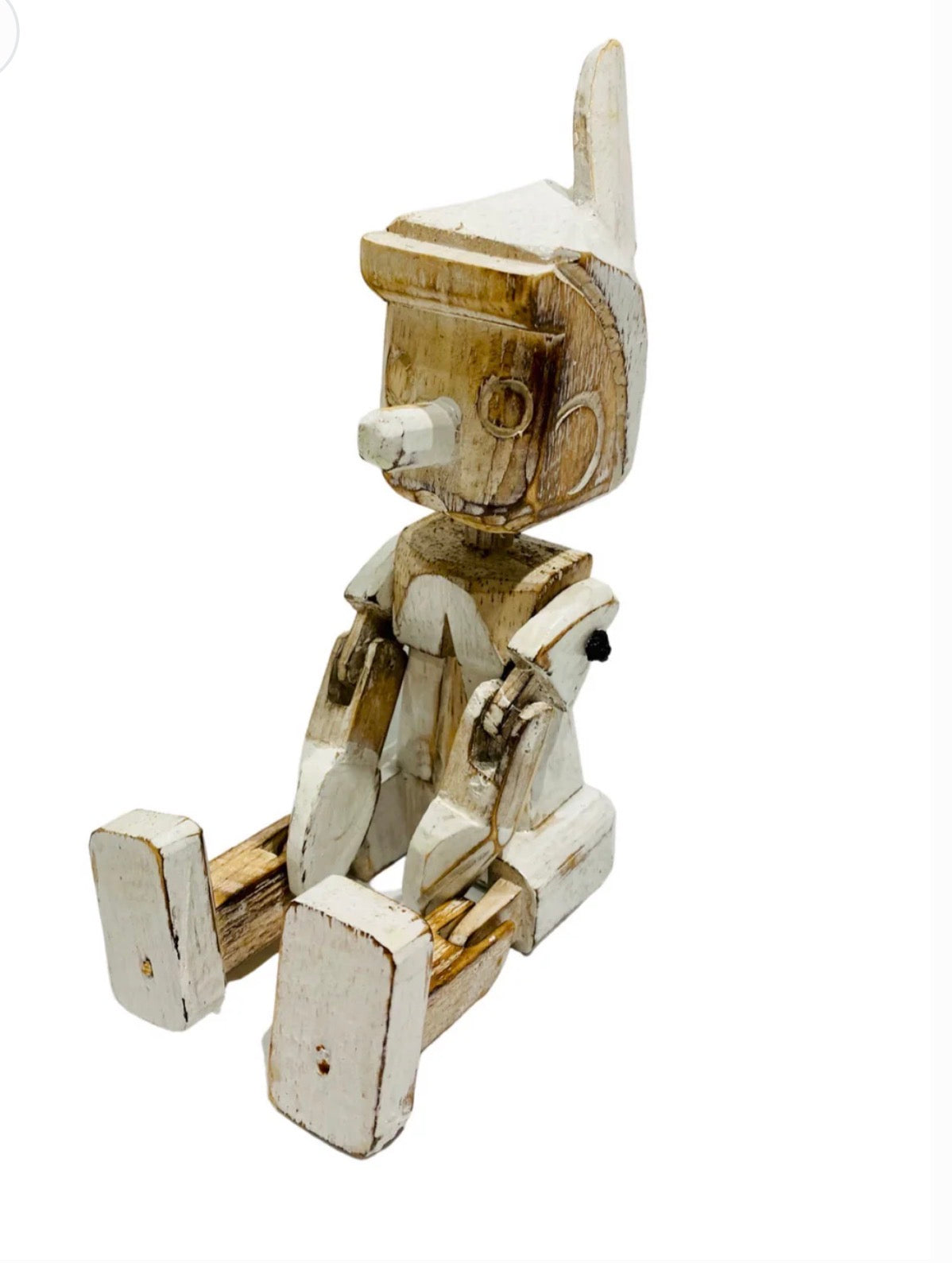 Wooden Soldier Puppets Coloured and White Wash
