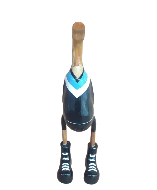 AFL Port Adelaide  Wooden Duck 40cm