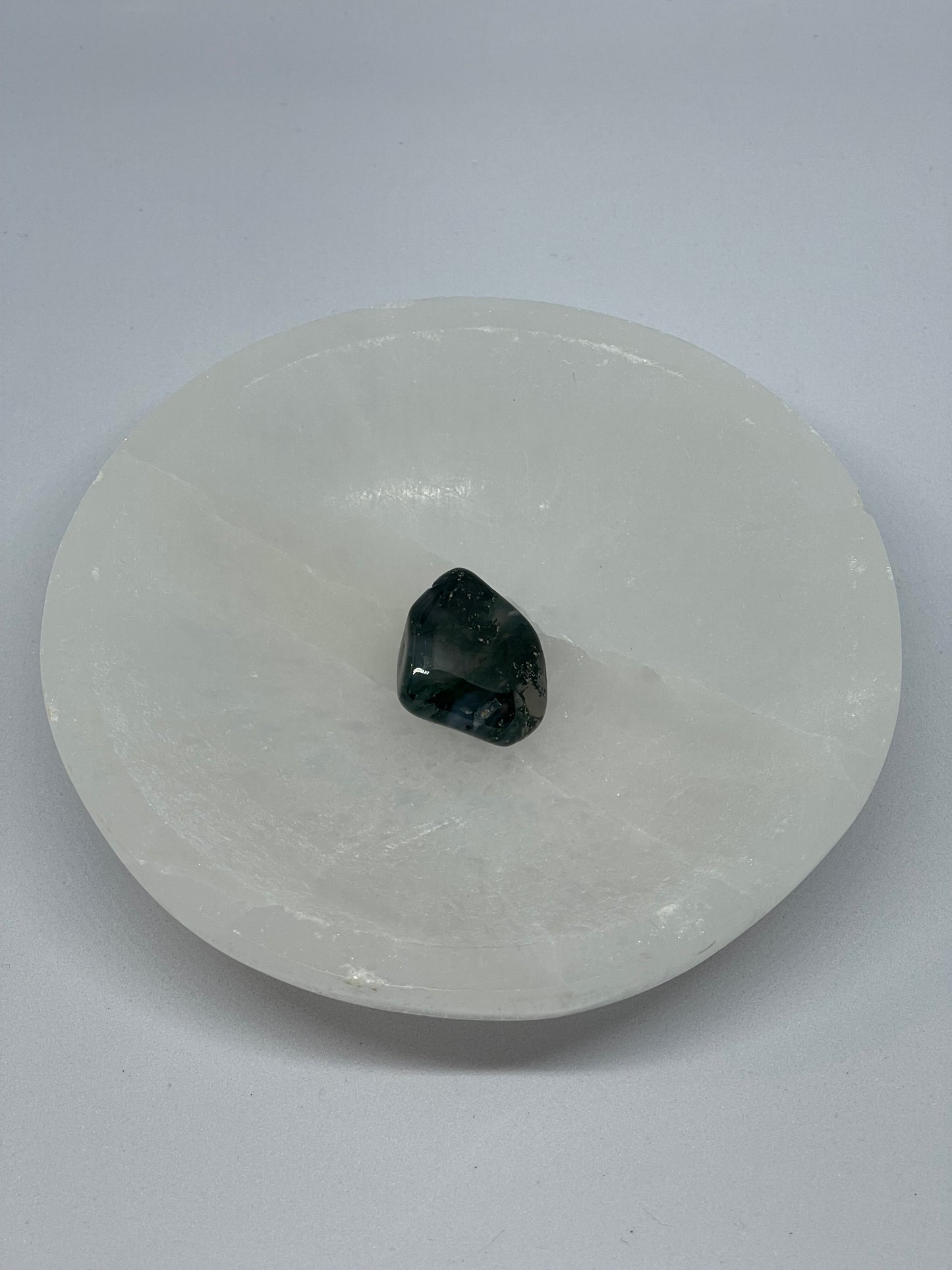 Tumbled Stones Moss Green Agate From Africa 3 Stones For $2.00