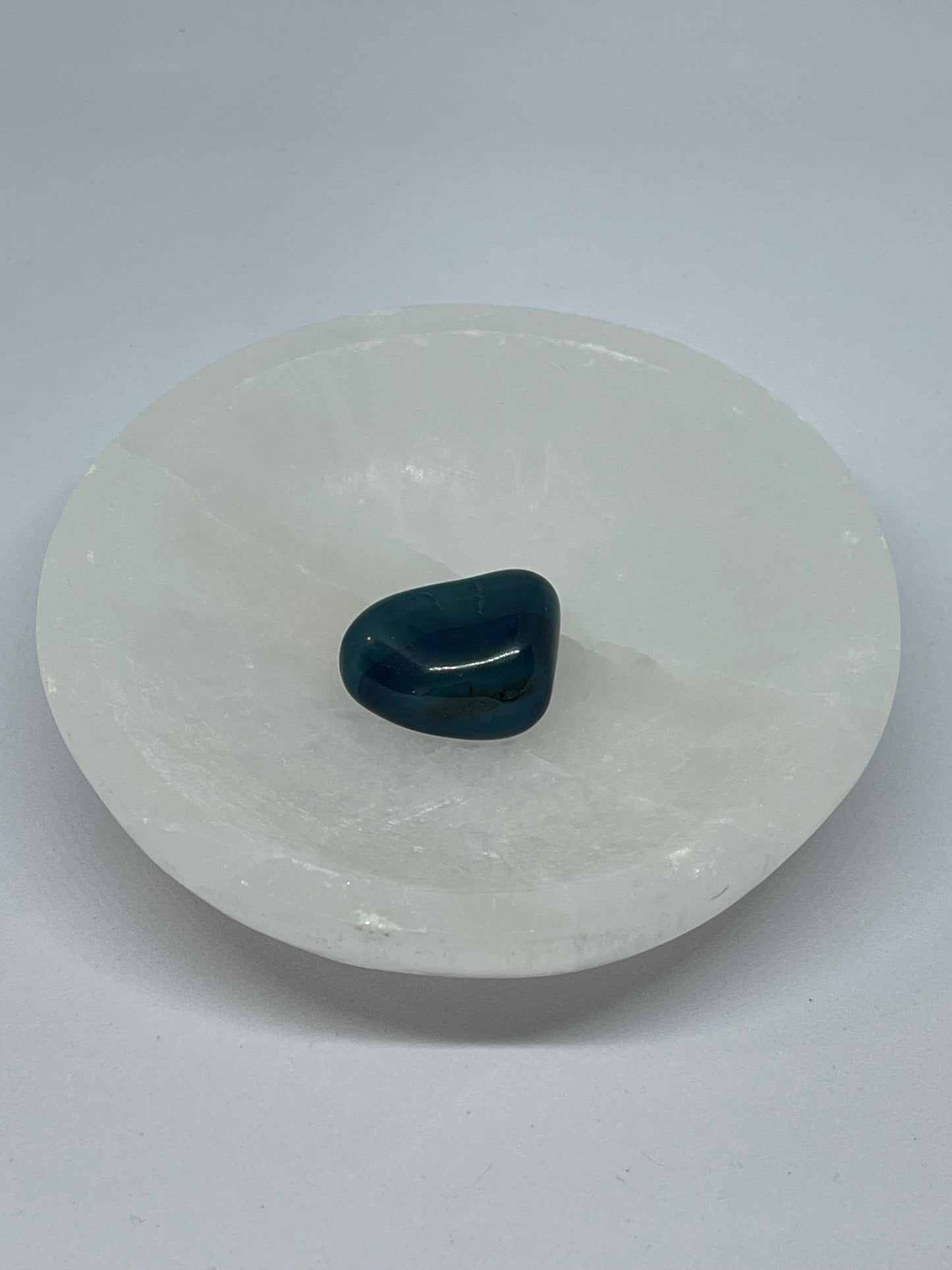 Tumbled Stones Natural Blue Agate 3 Stones For $2.00
