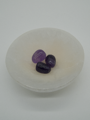 Tumbled Stones Amethyst Cape AA 3 Stones For $2.00