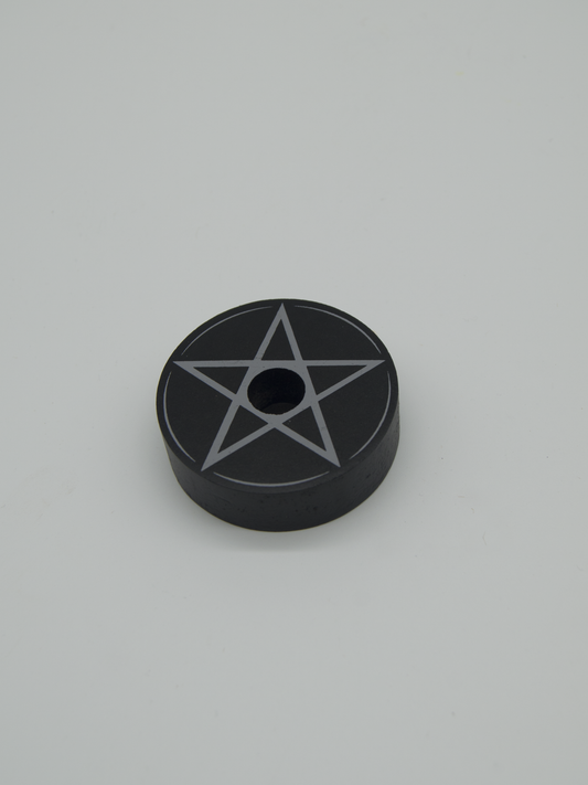 Pentagram Spell Candle Holder