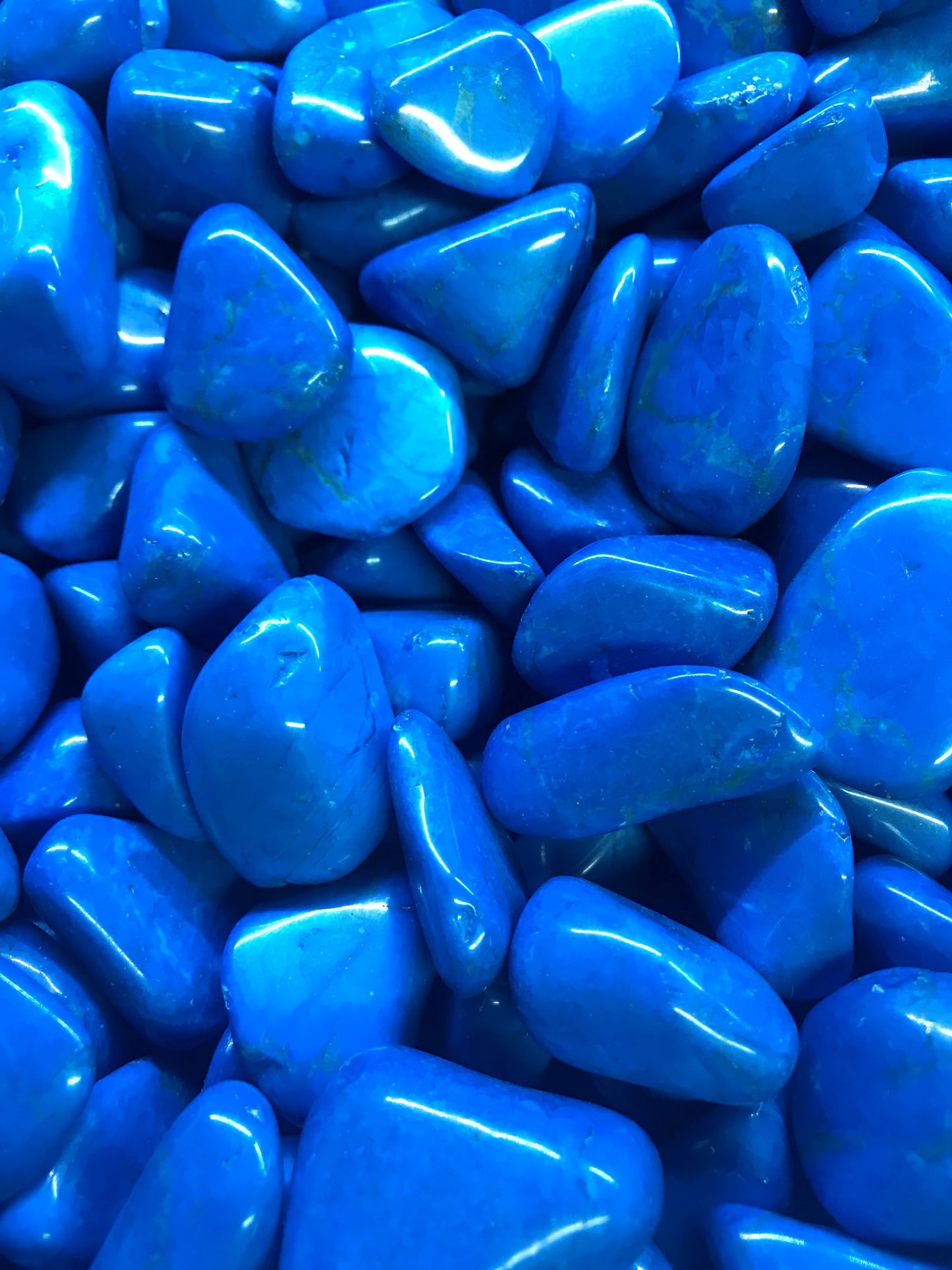 Tumbled Stones Howlite Blue