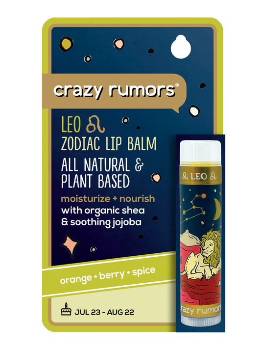 Crazy Rumors - Leo, Zodiac Lip Balm