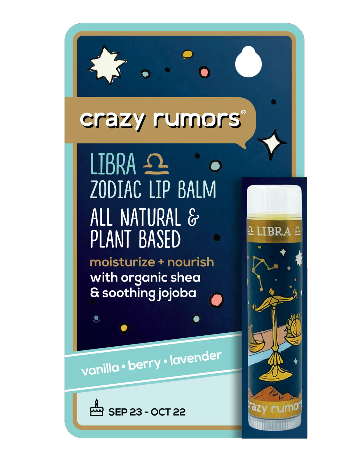 Crazy Rumors - Libra Zodiac Lip Balm