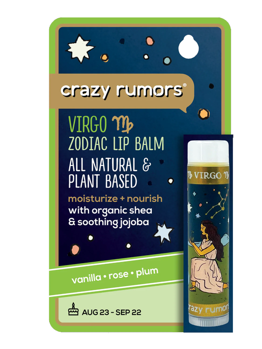 Crazy Rumors - Virgo, Zodiac Lip Balm