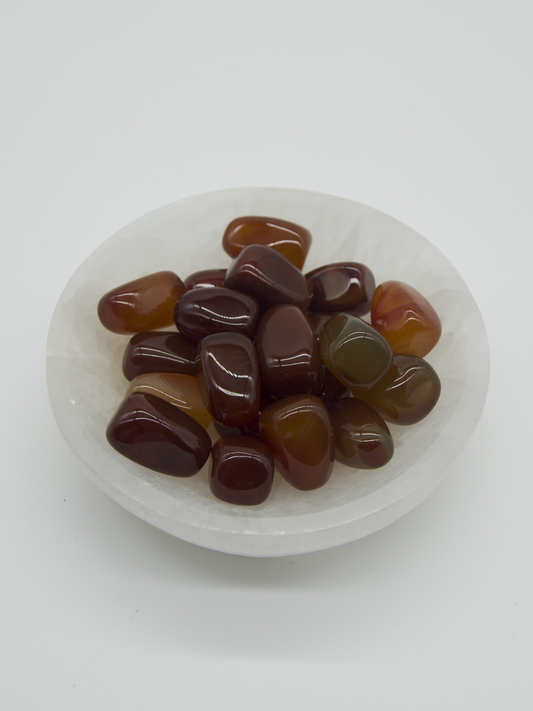 Tumbled Stones Carnelian 3 Stones For $2.00