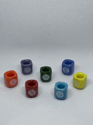 Chakra Wish Candle Holders Set Of 7