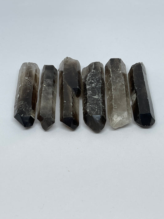 Crystal Smokey Quartz Points Polished From Brazil