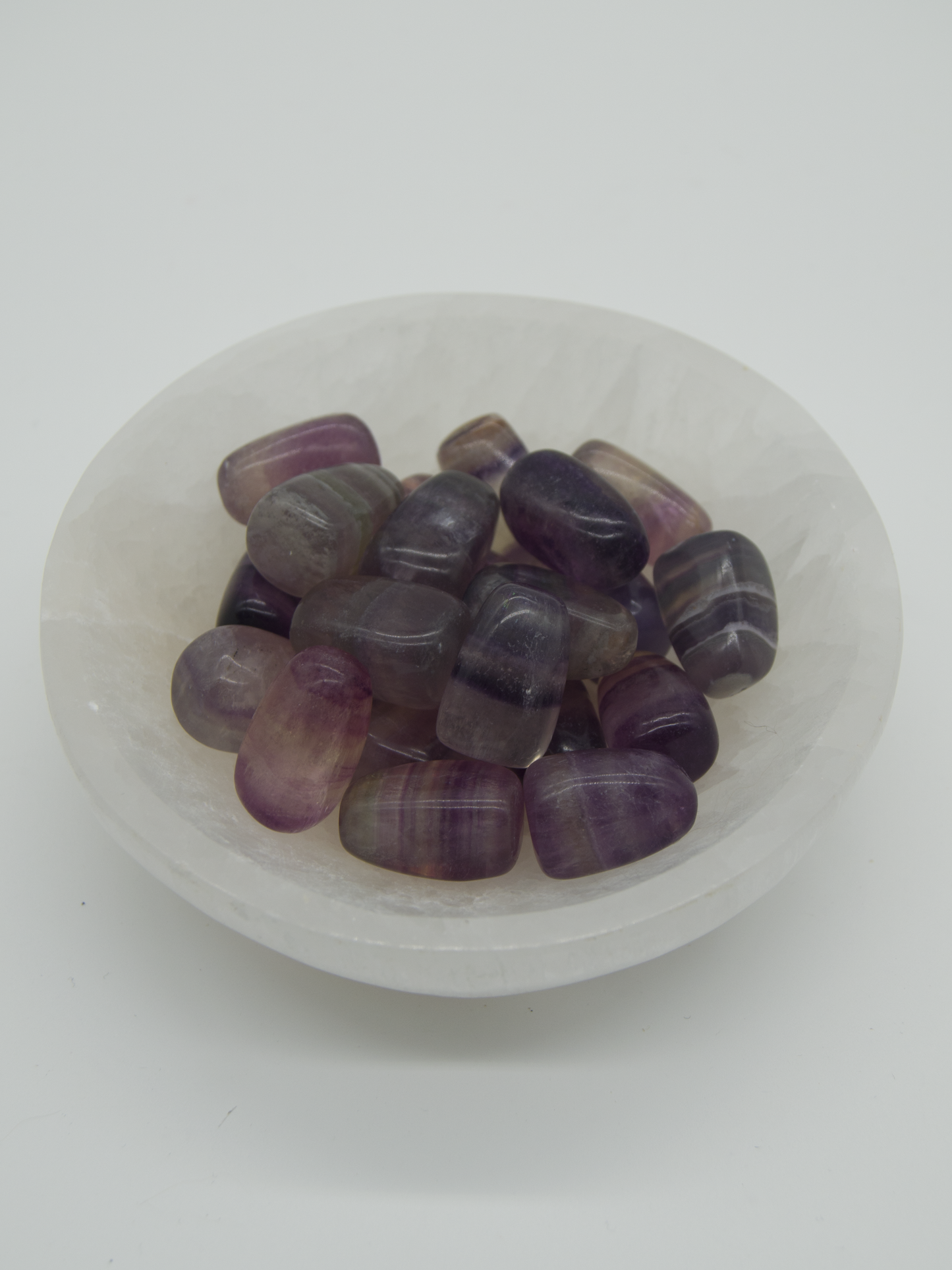 Tumbled Stones Fluorite Rainbow 3 Stones For $2.00