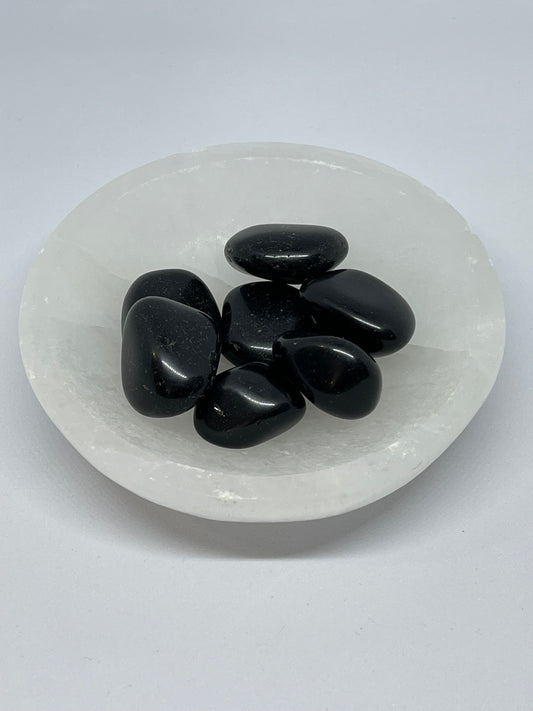 Tumbled Stones Black Obsidian From Africa