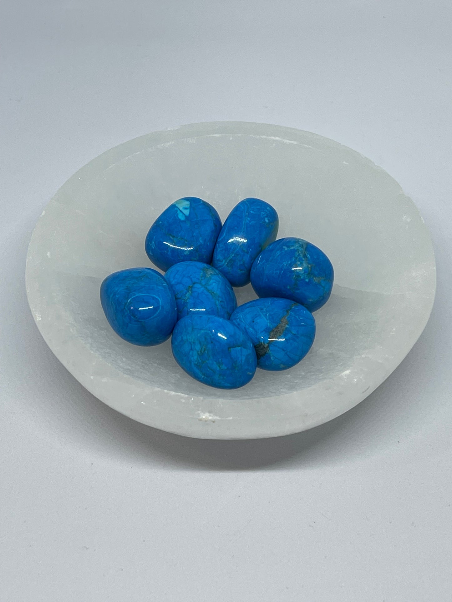 Tumbled Stones Howlite Blue