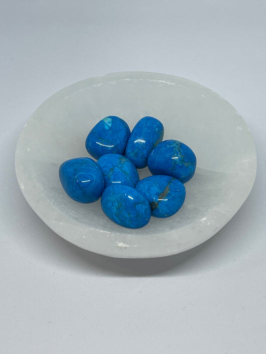 Tumbled Stones Howlite Blue