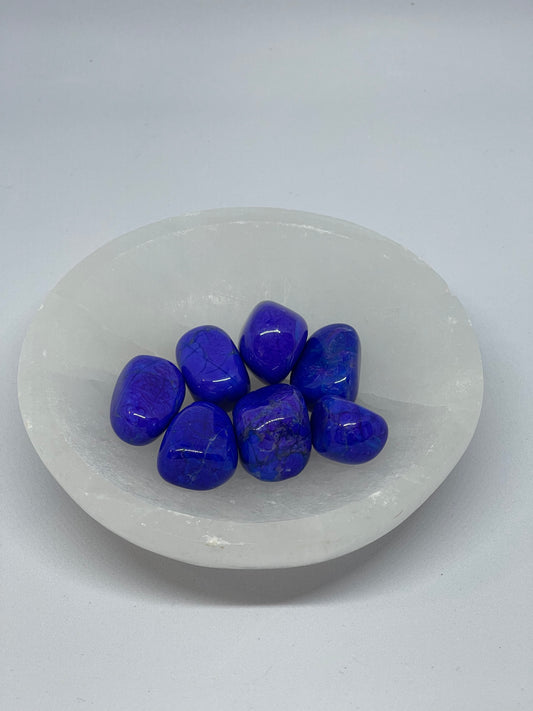 Tumbled Stones Purple Howlite