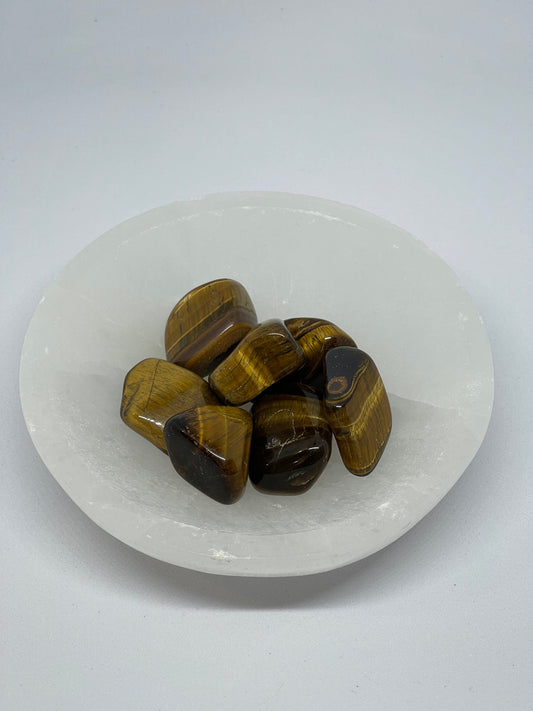 Tumbled Stones Tiger Eye Gold