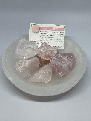 Crystal  Rose  Quartz Rough Pieces