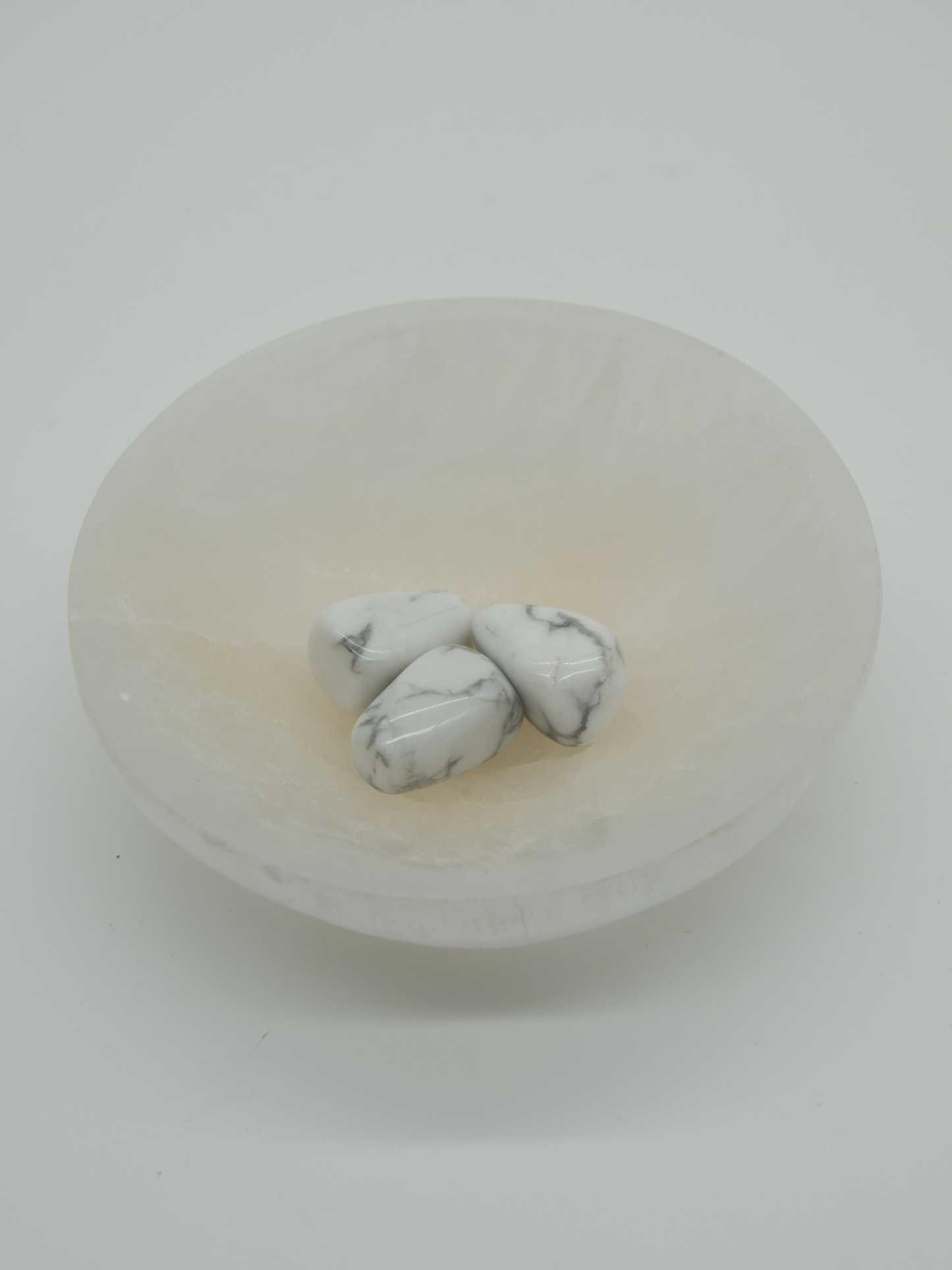 Tumbled Stones White Howlite 3 Stones For $2.00
