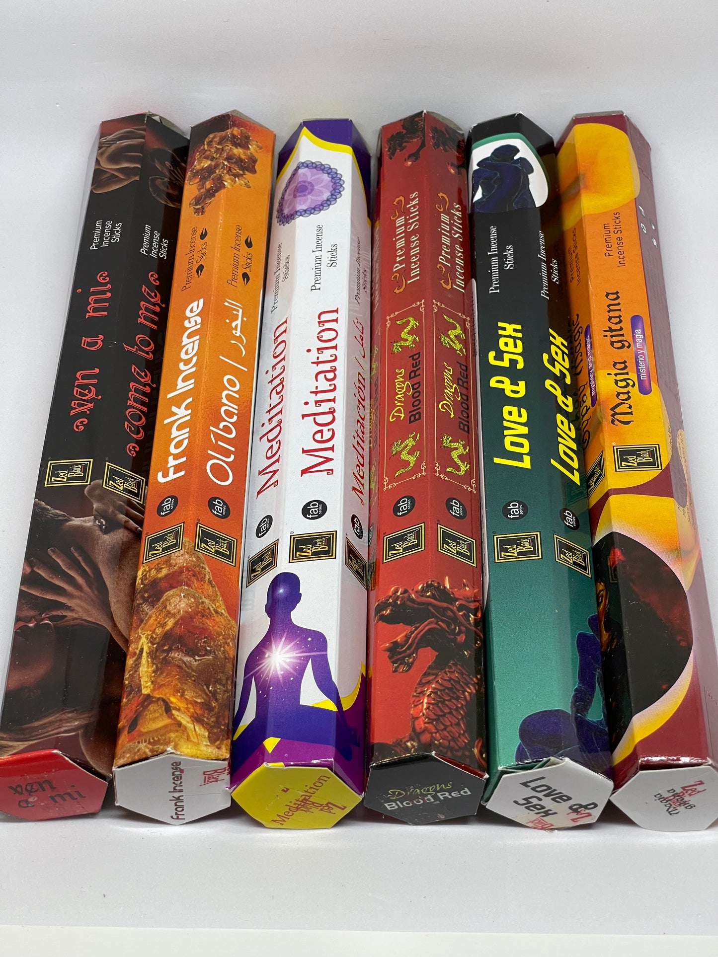 Incense Zed Black  Fab Assorted  Pack Of 6