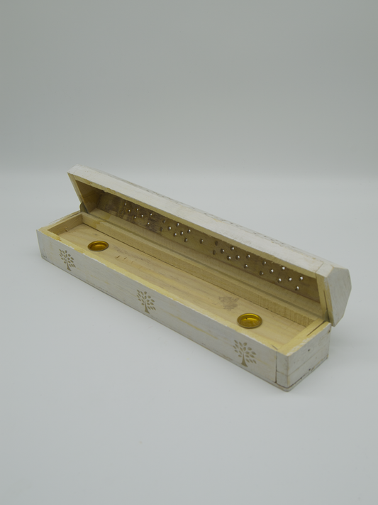 Incense Cone Holder White Wash