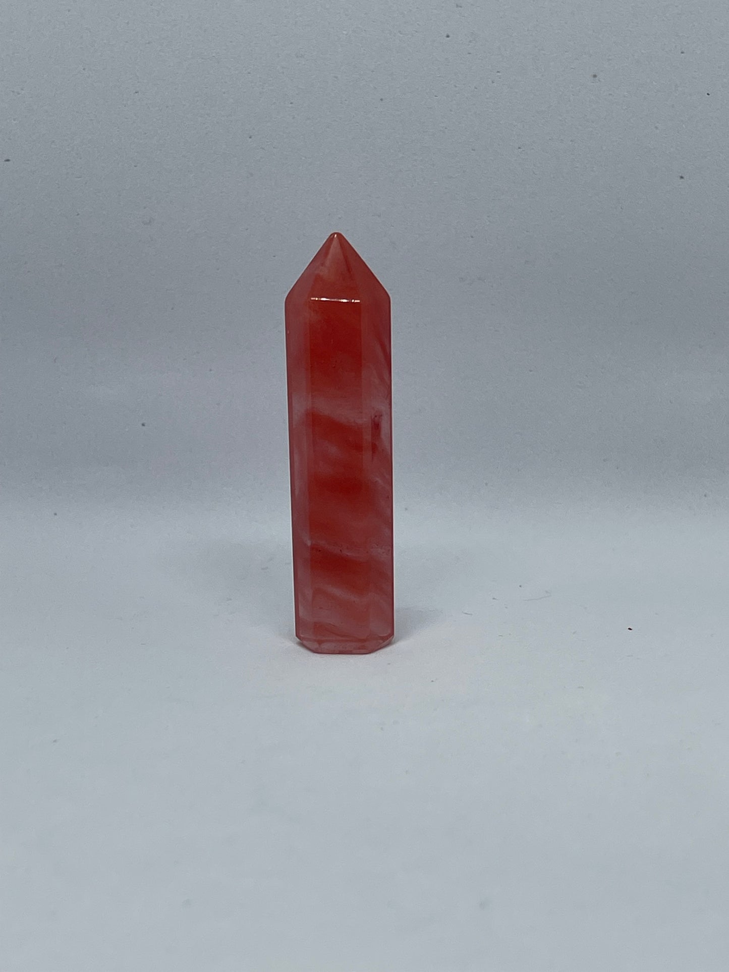 Crystal Obsidian Strawberry Points  Polished