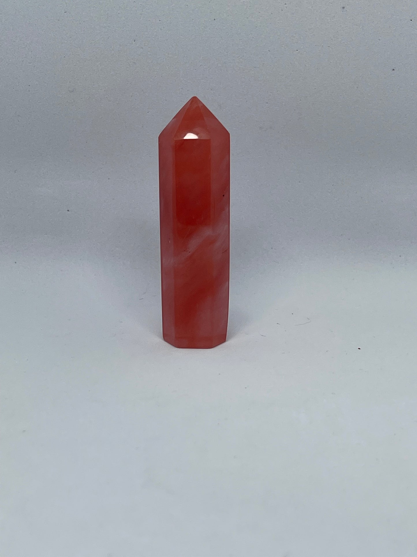 Crystal Obsidian Strawberry Points  Polished