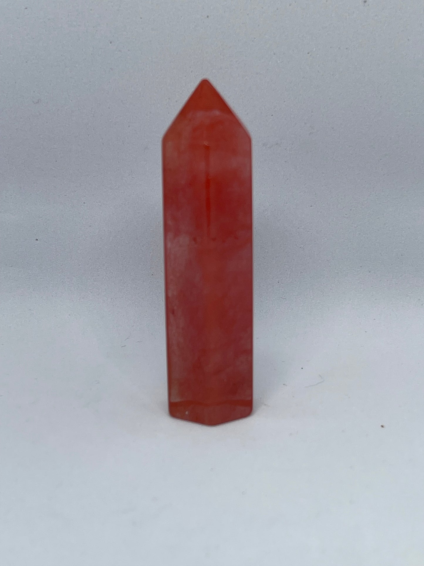 Crystal Obsidian Strawberry Points  Polished