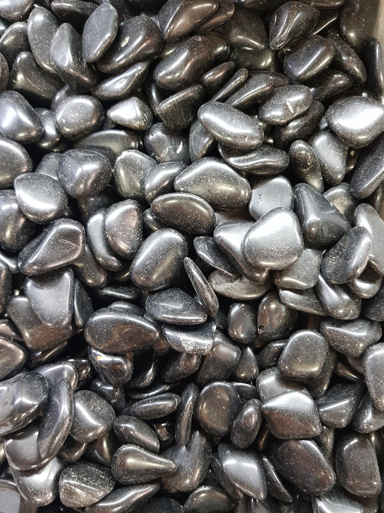 Tumbled Stones Black Obsidian From Africa
