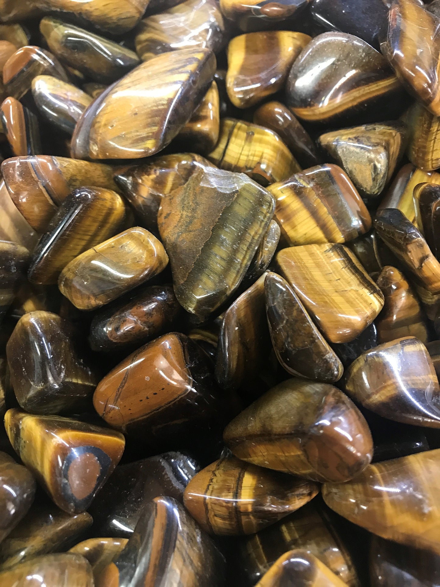 Tumbled Stones Tiger Eye Gold