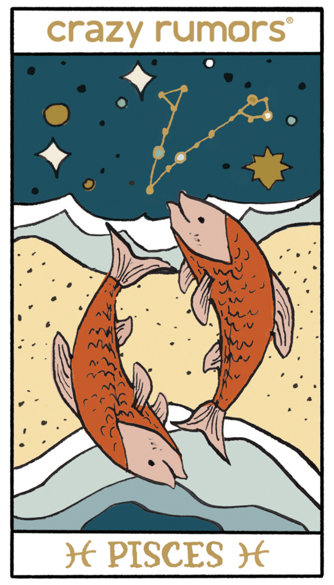Crazy Rumors - Pisces, Zodiac Lip Balm