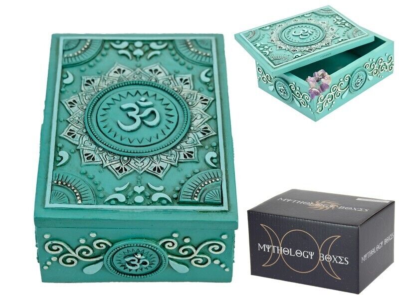 Turquoise Ohm Relaxation Tarot Box